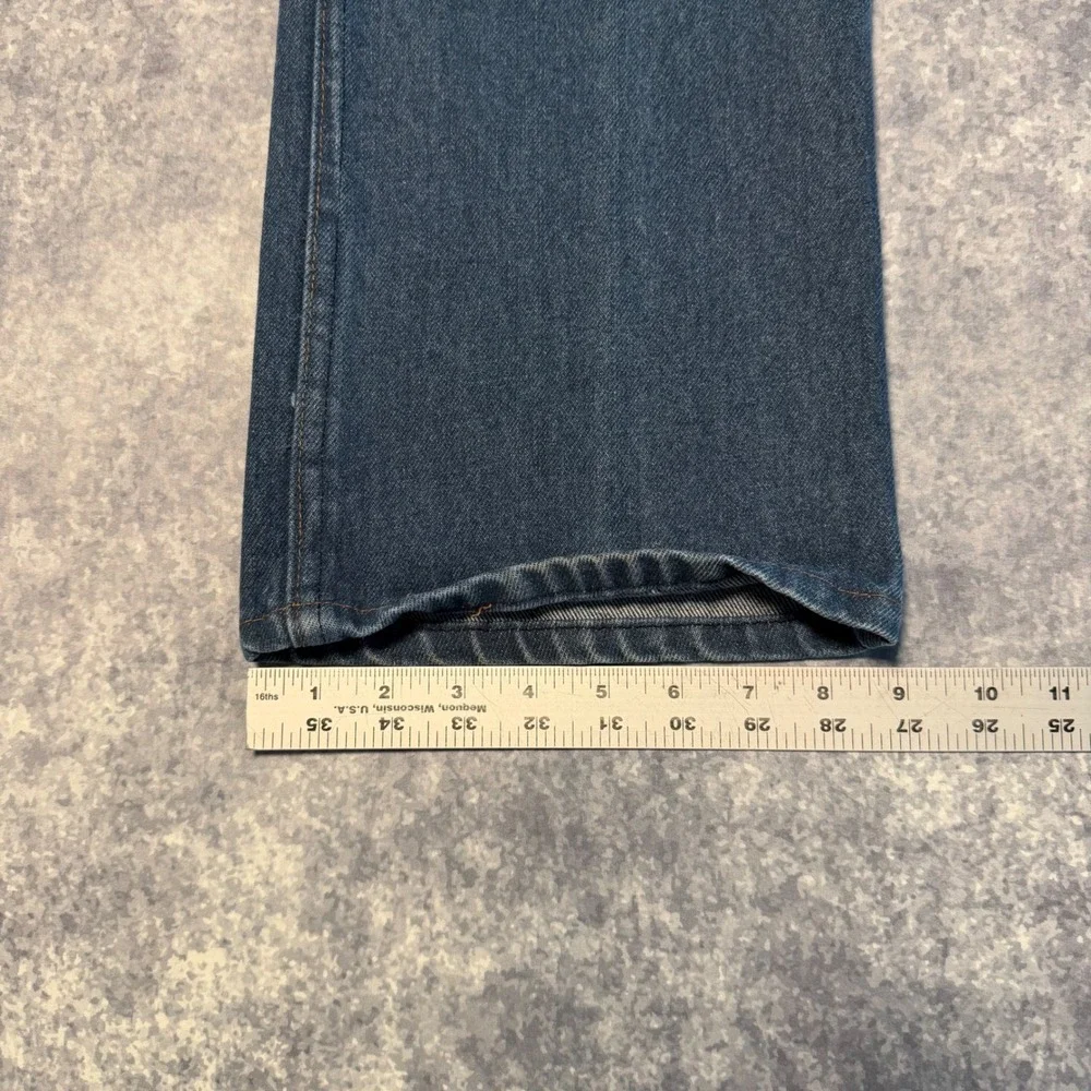 Vintage 70s JCPenney Plain Pockets Jeans Mens Straight Leg Scovill Zip 30x28